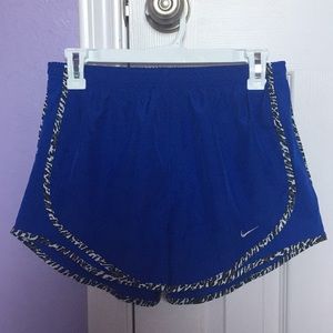 Blue nike shorts